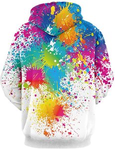 Sweats à capuche unisexes Pulpver chemises à fausse teinture blanchie pour hommes et femmes avec sublimation chaude conception de blanchiment polaire d'hiver personnalisation vierge - Product Image 4