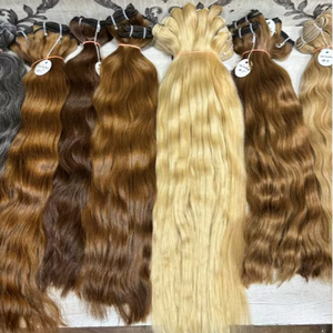 Cheveux humains blonds Inde du Sud Original Cheveux humains Gris Cheveux humains - Product Image 1