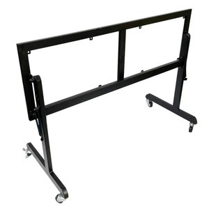 CHB68046 Industrial Design Style Office Furniture Folding <b>Table</b> <b>Legs</b> with Wheels Easy-To-Fold and Portable - Product Image 2