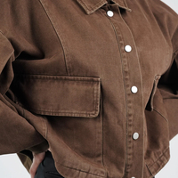 Vestes courtes tendance pour femmes, respirantes, imperméables, en spandex/coton, haute qualité, vente directe d'usine