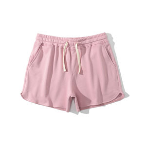 Vente en gros de shorts de sport pour hommes de 5 pouces shorts de survêtement confortables en coton à séchage rapide style solide entraînement de fitness décontracté - Product Image 3