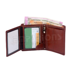 Portefeuille en cuir souple pour hommes, portefeuille mince en cuir de qualité supérieure, offre spéciale - Product Image 4