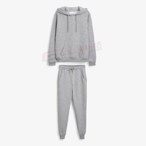 Conjuntos Deportivos Casuales de Invierno para Mujer, Transpirables y Ligeros, con Capucha, Cuello con Contraste de Color, Material de Poliéster/Algodón, Personalizados - Product Image 6