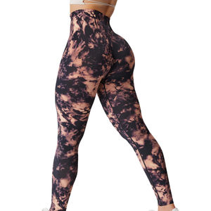 Medias de mujer de diseño personalizado de servicio OEM para venta en línea al por mayor Slim Fit Fitness Gym Wear mallas de mujer - Product Image 2