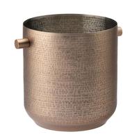 Refroidisseur d'embouteilleur de bière de style moderne pour club et hôtel utilise un design de luxe refroidisseur de vin antique panier à glace outil de bar fait à la main