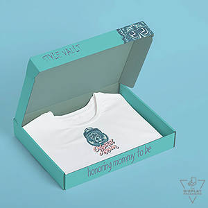 Bold Blue Dream <b>Cookie</b> Pastry <b>Box</b> Clear Window Display Organic <b>Gift</b> <b>Box</b> for Bites T-Shirts Skincare Packaging Printing Services - Product Image 2
