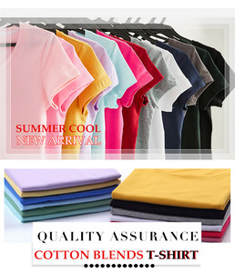 T-shirt personnalisé T-shirts pour femmes T-shirts blancs unis 100% coton T-shirt du fabricant pour hommes - Product Image 5