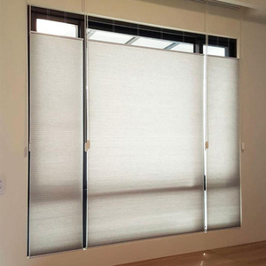 Honeycomb Blinds Cellular Shades <b>Light</b> Filtering Woven Glass Technique Polyester <b>Rope</b> Format Art Deco Design Energy Saving Home - Product Image 2