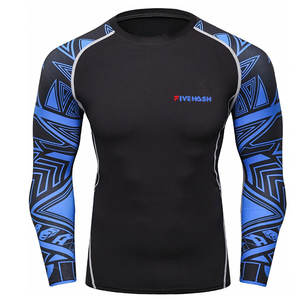 Vente en gros de Rash Guards personnalisés imprimés de bonne qualité pour hommes, vêtements de fitness, Rash Guard 2026 - Product Image 1