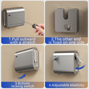 <span class=keywords><strong>Tendedero</strong></span> ABS para balcón, <span class=keywords><strong>tendedero</strong></span> retráctil para exteriores, 4,2 metros, <span class=keywords><strong>tendedero</strong></span> extensible libremente - Product Image 5