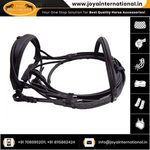 บังเหียนหนังบุนวมนุ่มปรับได้,สำหรับม้าที่มีหัวเข็มขัดหนังนิ่มสำหรับสายรัดและรองจมูก - Product Image 6