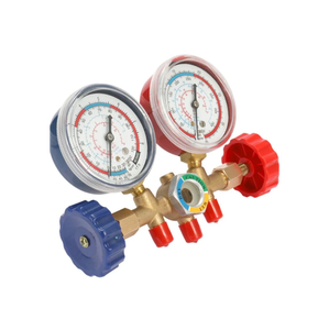 Juego de manómetros profesionales para aire acondicionado, para contratistas de HVAC y técnicos de servicio de refrigeración, suministro al por mayor - Product Image 1