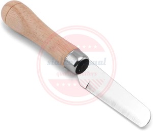 มีดขนแกะหอยนางรมพร้อมด้ามจับไม้โลโก้ที่กำหนดเองขายส่งมีดทำครัว - Product Image 4