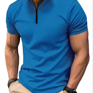 T-shirts pour hommes décontractés à manches courtes 6XL, grande taille, imprimés en 3D, à la mode, de couleur unie - Product Image 1