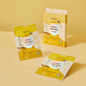 Masque au miel (5/BOÎTE) SOQU MASQUE HYDRATANT ET NOURRISSANT AU MIEL ET À LA CÉRAMIDE _K beauty - Product Image 2