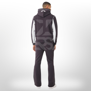 Conjunto Deportivo Unisex de Talla Grande con Capucha y Cordón Ajustable, 100% Algodón, Corte Regular, Pantalones Deportivos a Juego - Product Image 3