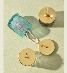 Nouveau concept d'oiseau cookie bonbons miel réservoir bocal de stockage en verre hermétique avec couvercle en bambou design unique bocal de stockage Offre Spéciale - Product Image 2