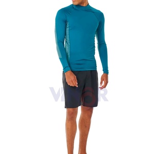 Rash Guard personnalisé sublimé pour hommes en différentes couleurs Compression Gym Shirts à manches longues Confortable Custom Bjj Rash Guard - Product Image 6