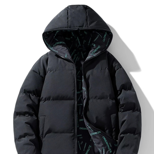 Chaqueta acolchada ligera para hombre, abrigo acolchado cálido, costuras duraderas, ropa de invierno para exteriores, resistente al viento e impermeable, personalizada - Product Image 1