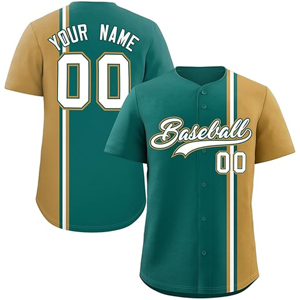 Maillots de baseball à logo brodé personnalisé Maillot de chemises de baseball à fines rayures pour hommes et femmes - Product Image 1