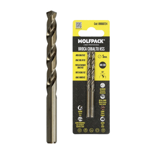 Broca Cilindrica Wolfpack in Cobalto HSS 5,00 mm. Blister 2 Unità. - Product Image 1