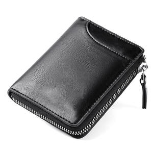 Portefeuilles en cuir PU rétro pour hommes Nouveau design Portefeuilles courts pour clés et pièces de monnaie Accessoire de mode pour hommes - Product Image 2