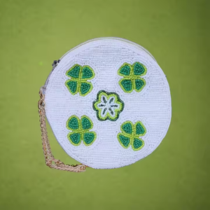 Monederos para mujeres y niñas para exportación, monedero bordado, bolsa de mano personalizada con cuentas de semillas de MD HANDICRAFTS - Product Image 2