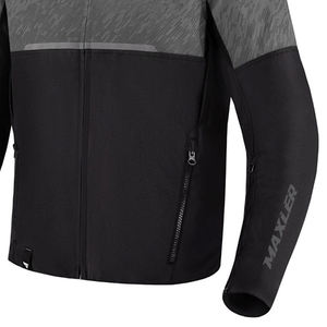 Veste de moto unisexe à manches longues fabriquée en usine 2025, légère, coupe-vent, confortable, en tissu textile pour l'hiver - Product Image 4