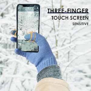 Gants de motard de qualité supérieure Gants d'hiver en cuir de qualité supérieure pour les sports Cyclisme Ski Usage quotidien pour les voyages téléchargés par Dress Sports - Product Image 5