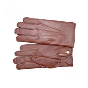 ถุงมือหนังสีดำสำหรับผู้ชาย, ถุงมือหนังทนทานต่อการตัดมือ - Product Image 4