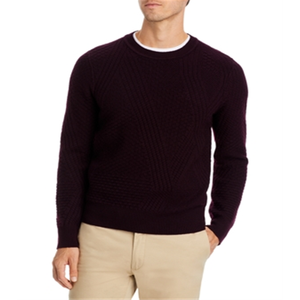 Maglione da Uomo Bloomingdale's in Lana Merino Jacquard con Motivo a Uva, Taglia XXL, per l'Inverno, con Logo Lavorato a Maglia - Product Image 1