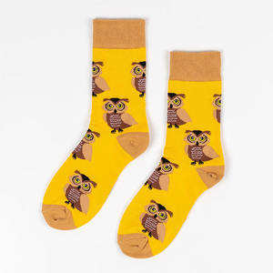 Logotipo personalizado Animal Crew Calcetines de bambú Transpirable Suave Antibacteriano Calcetines Hombres Mujeres Ropa informal Pedido a granel - Product Image 2