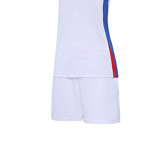 Conjuntos de uniformes de voleibol de manga corta para hombre, transpirable, estampado personalizado, 100% poliéster, kit deportivo elegante de alta calidad - Product Image 3