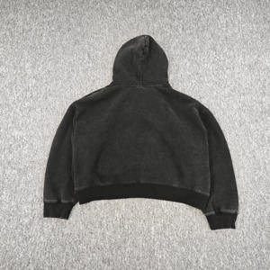 เสื้อมีฮู้ดแฟชั่นใหม่สำหรับผู้ชายฤดูใบไม้ร่วงฤดูหนาวแนวสตรีทแขนยาวทรงหลวมมีฮู้ดสีทึบเสื้อลำลองเสื้อมีฮู้ดจัดส่งแบบ DDP - Product Image 2