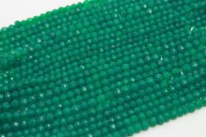 Meilleures ventes de perles d'onyx vert naturel 4 mm perles de pierres précieuses d'onyx vert Onyx Chakra et perles de méditation brin pour la fabrication de bijoux - Product Image 4