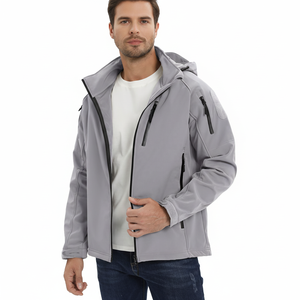 Latest Model Custom Mens Waterproof Soft Shell Jacket <b>Windbreaker</b> Jacket Mens Softshell for a Winter - Product Image 6