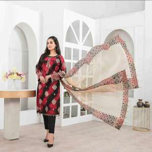 Colección de Salwar Kameez de Primera Calidad para Mujer, Ropa Casual y Formal, Algodón y Seda, Estilo Indio-Pakistaní, Lavable, Personalizable, para Toda Temporada - Product Image 3