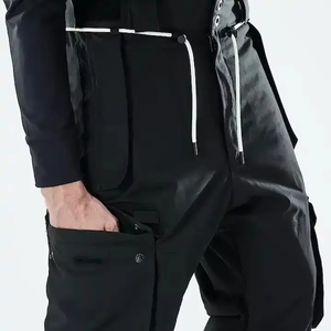 Pantalones de Esquí con Tirantes, Personalizados, Unisex, Aislantes, Térmicos, Resistentes al Viento, Impermeables, para Snowboard, Deportes de Invierno al Aire Libre, Múltiples Bolsillos, Cremallera - Product Image 5