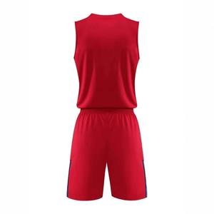 Ensemble de maillot de basket-ball pour adultes, respirant, à séchage rapide, pour entraînement, unisexe, manches courtes, short, polyester, nylon, décontracté - Product Image 2
