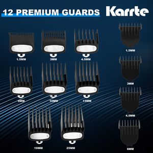Tondeuse professionnelle sans fil pour hommes, kit de coupe de cheveux avec tondeuse à barbe et accessoires de toilettage - Product Image 5