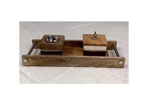 Stainless Steel And Wooden Mabkhara With Oud Box And Tray For Restaurant <b>Fragrance</b> Bakhoor <b>Oil</b> <b>Burner</b> Mabkhars - Product Image 5