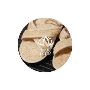 Blue Lotus Farm's inexpensive Loofah <b>slippers</b> are soft, waterproof, hygienic, and easy to <b>clean</b> in 2024 - Product Image 1
