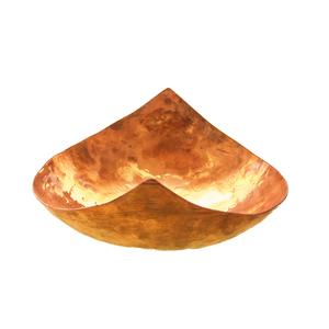 Bol de service à fruits en cuivre dernier modèle pour la maison, les hôtels et les restaurants Bol de service couleur cuivre en forme de feuille Fournitures de bol de service - Product Image 6