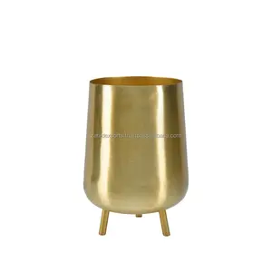 Wholesale Price Custom Shape Decorative Flower Planters For Parties Decoration Unique Design Metal Flower Planter Pot