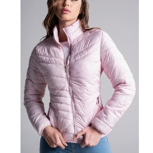 Abrigo acolchado de invierno 2025 para mujer, chaqueta acolchada cálida informal para mujer, abrigo grueso ajustado de manga larga con cuello levantado y cremallera de BD - Product Image 6
