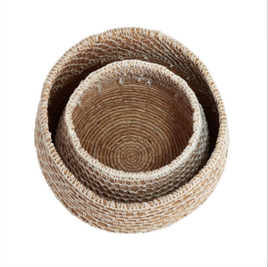 Hot New Design <b>Water</b> <b>Hyacinth</b> <b>Storage</b> <b>Basket</b> Woven <b>Basket</b> Wholesale Price for Home Organizing - Product Image 5