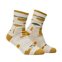 Chaussettes de course OEM à séchage rapide en Spandex/Nylon, antidérapantes, écologiques et respirantes pour hommes, technique tissée, saison automne