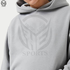 Luxury 100% Heavy Cotton 500gsm French Terry Hoodie Fabricación personalizada Sudadera de gran tamaño para hombre Tejido de punto Tallas grandes - Product Image 5