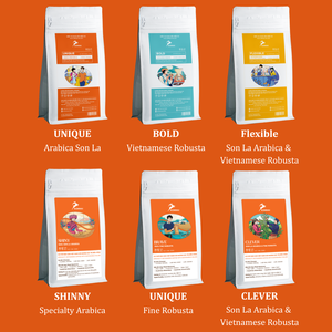 Meilleur prix et qualité des grains de café robusta vietnamien emballés dans un sac de 500gr - Product Image 2