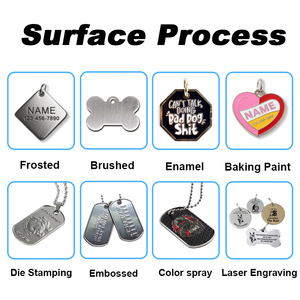 Venta Directa de Fábrica al por Mayor de Placas de Identificación para Perros Personalizadas en Tamaños y Formas Personalizadas, Placas de Identificación de Metal con Relieve 3D - Product Image 4